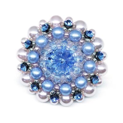 Брошь duCharme Space Infinity Blue Sky Rose