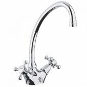 Смеситель кухонный Grohe Arabesk двувентельный
