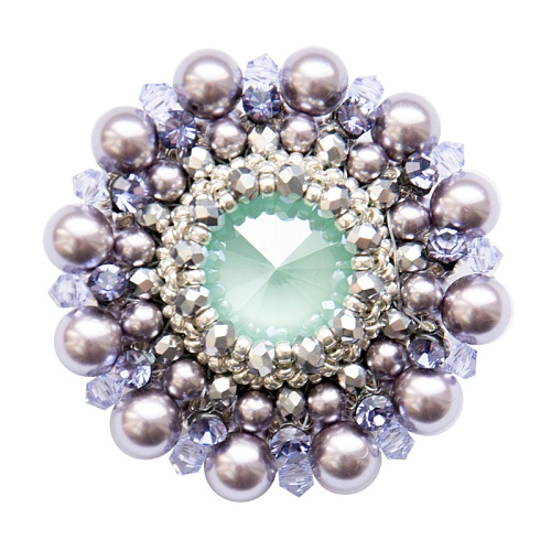 Брошь duCharme Cinderella Dream Mauve Mint 22 см
