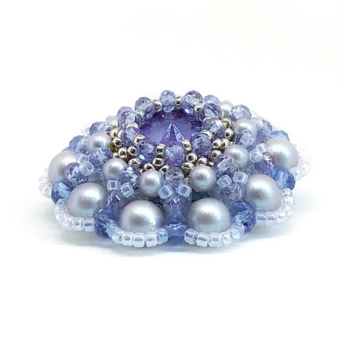 Сет из трех брошей Dove Grey Lilac