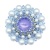 Брошь duCharme Cinderella Dream Dove Grey Lilac