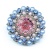 Брошь duCharme Cinderella Dream Blue Sky Rose 42 см